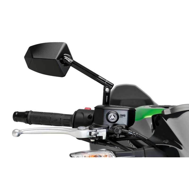 Spiegel PUIG GT.1 schwarz/schwarz rechts