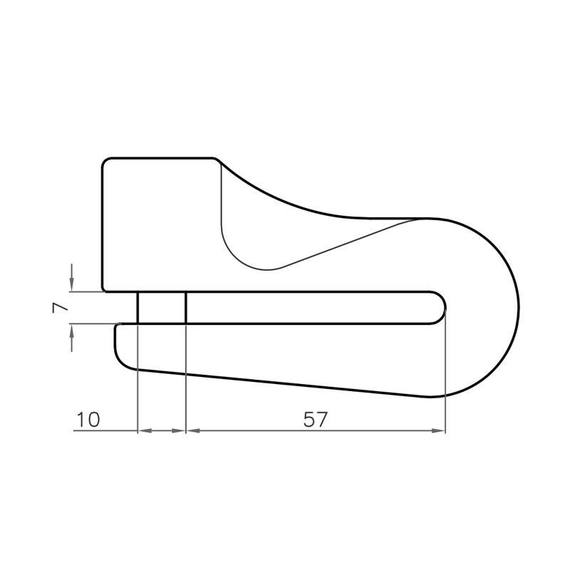 Lock LUMA ENDURO 73 D gelb