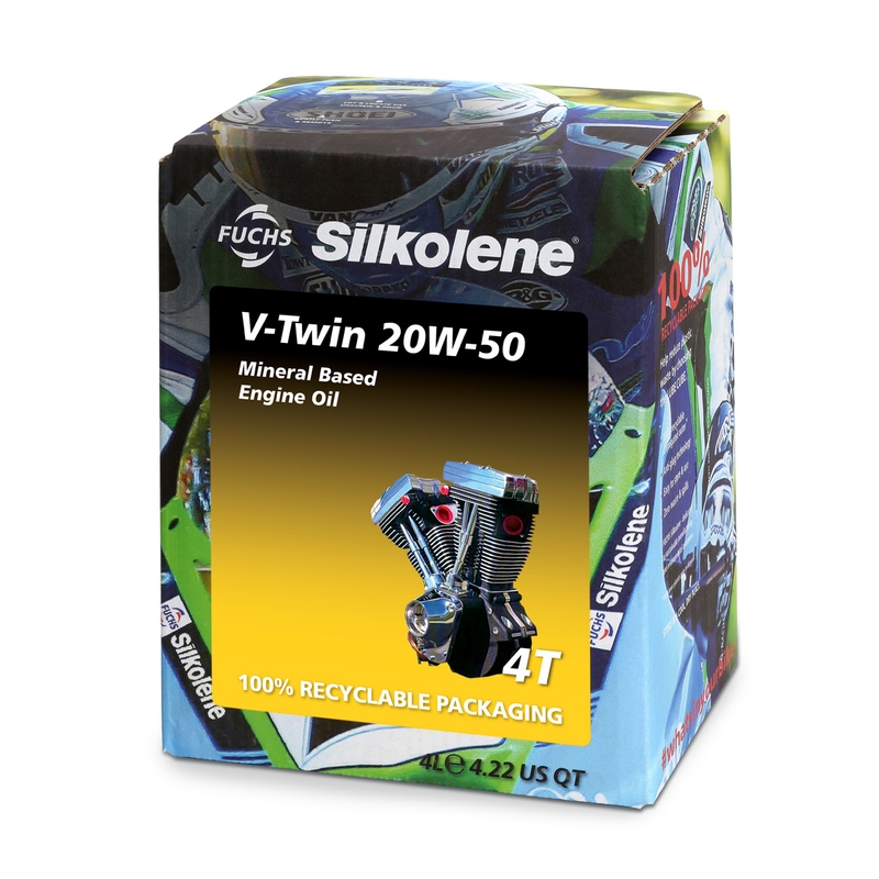 Motoröl SILKOLENE V-TWIN 20W-50 MINERAL 4 l