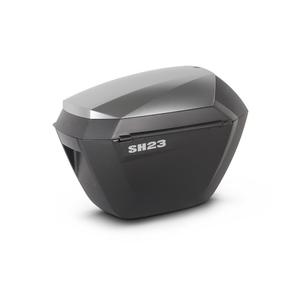 Seitenkoffer SHAD SH23 D0B23200W aluminium look