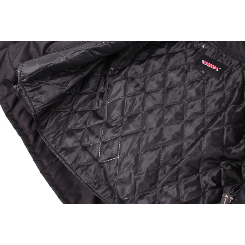 Motorradjacke RSA ST-01 schwarz und weiß Ausverkauf