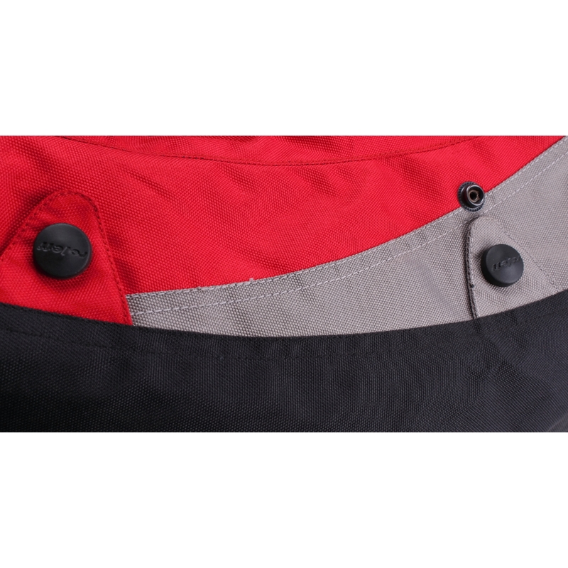 Roleff Liverpool Motorradjacke schwarz-rot