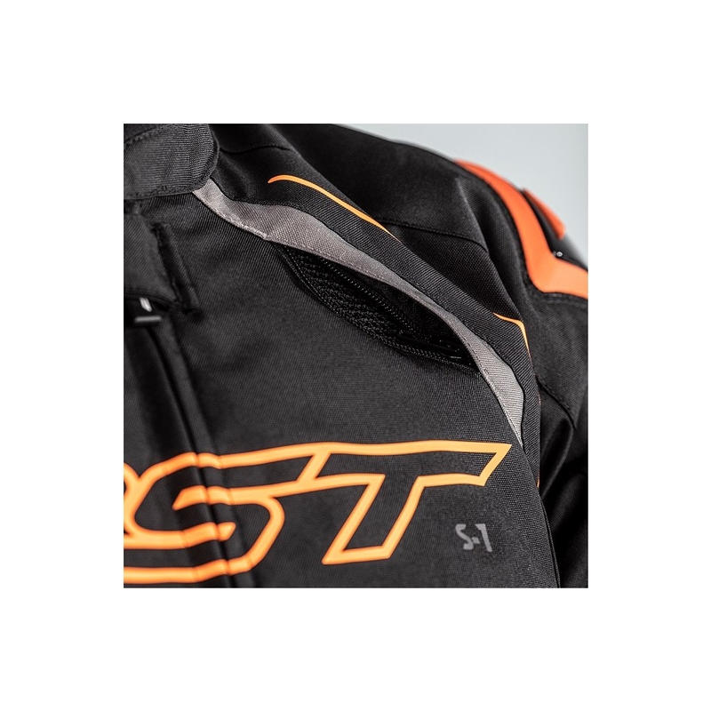 Motorradjacke RST S-1 CE schwarz-grau-orange Ausverkauf