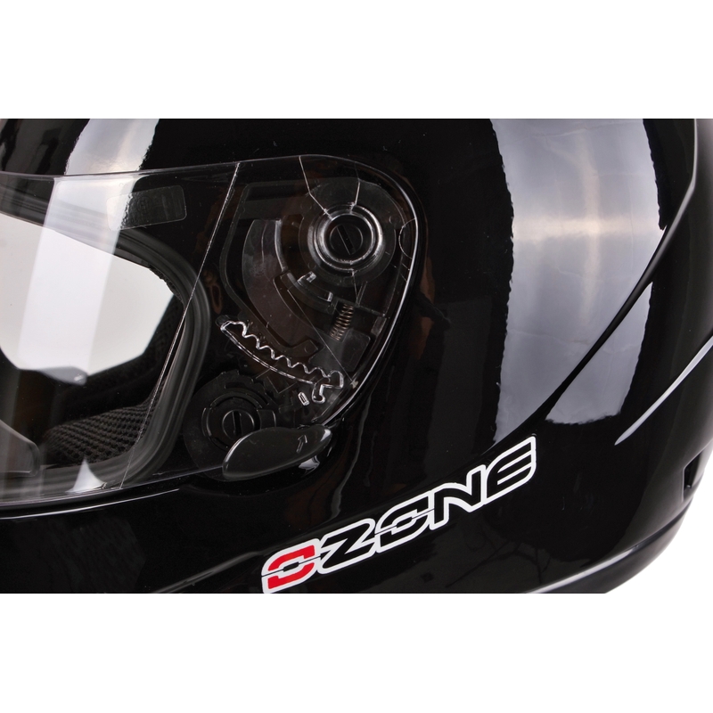 Moto Helm Ozone A951 schwarz glänzend Ausverkauf