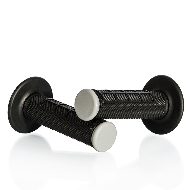 Handgriffe für Motocross MOTION STUFF ADVANCED schwarz/grau (half-waffle)