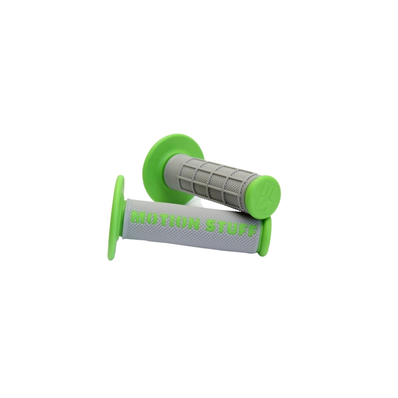 Motocross supersoft grip MOTION STUFF grau/grün