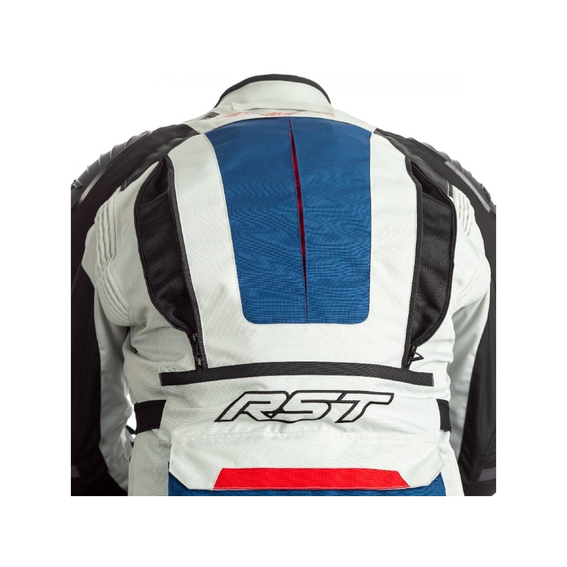 Motorradjacke RST Pro Series Adventure-X CE blau-rot-weiß Ausverkauf