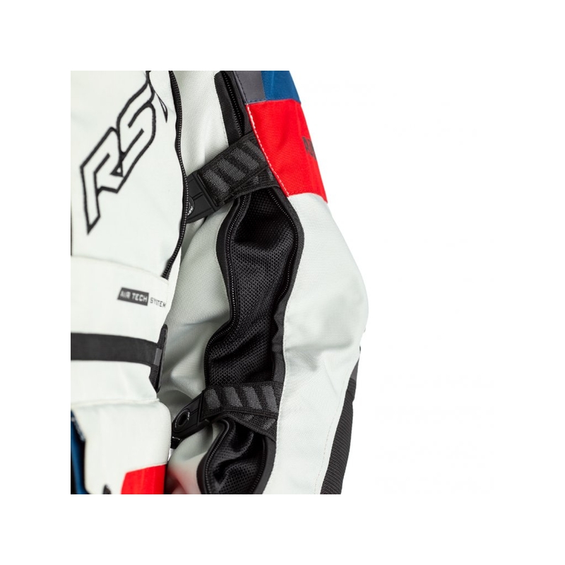 Motorradjacke RST Pro Series Adventure-X CE blau-rot-weiß Ausverkauf