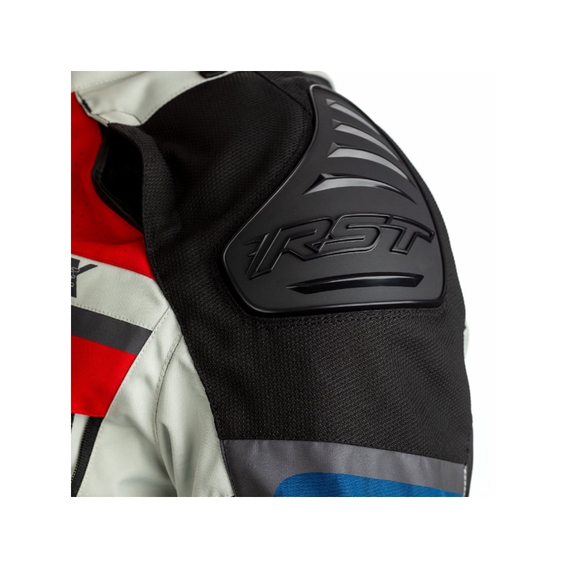 Motorradjacke RST Pro Series Adventure-X CE blau-rot-weiß Ausverkauf