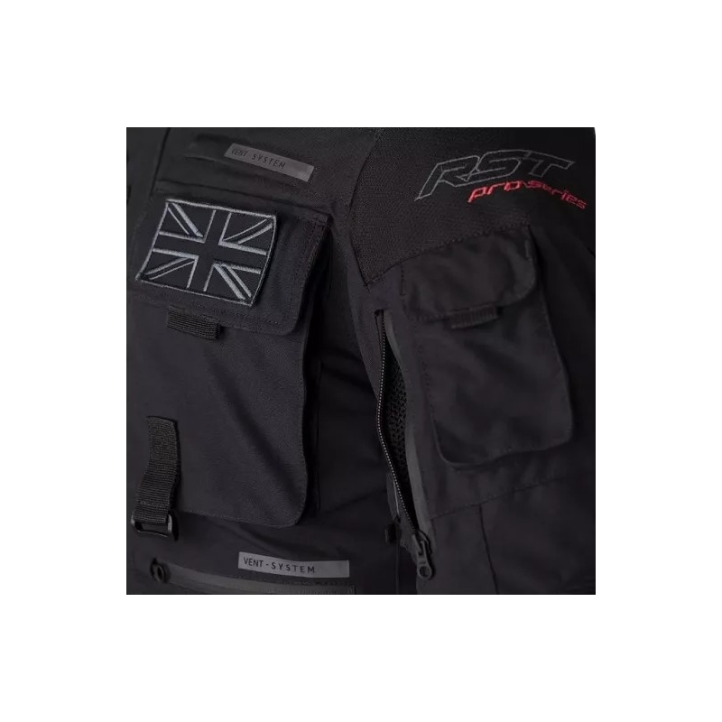 Motorradjacke RST Pro Series Ambusch CE schwarz Ausverkauf