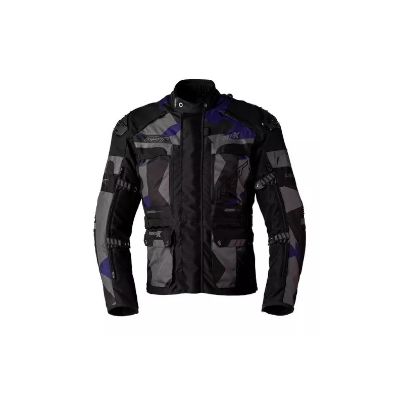 Motorradjacke RST Pro Series Adventure-X CE schwarz-grau-blau Ausverkauf