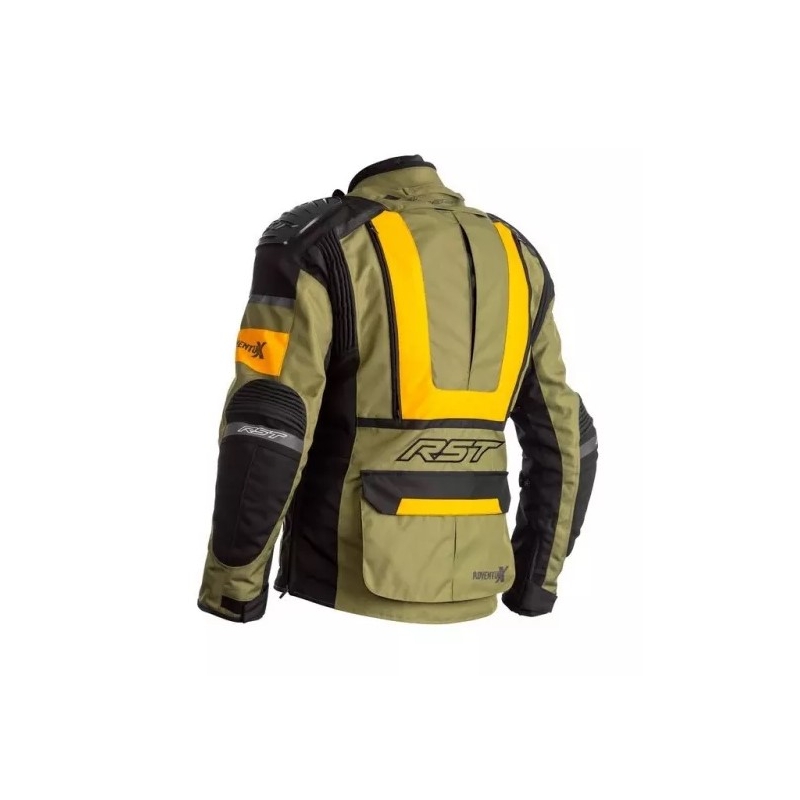 Motorradjacke RST Pro Series Adventure-X CE schwarz-gelb-grün Ausverkauf