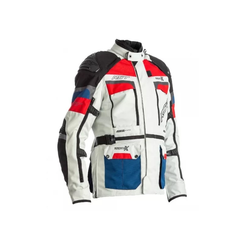 Motorradjacke RST Pro Series Adventure-X CE blau-rot-weiß Ausverkauf