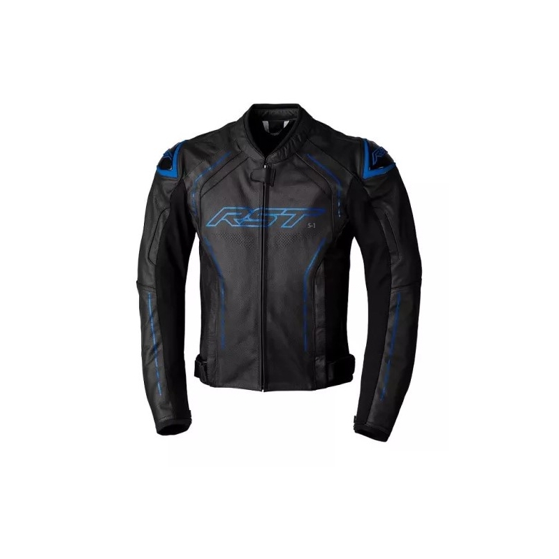 Motorradjacke RST S1 CE schwarz-blau Ausverkauf