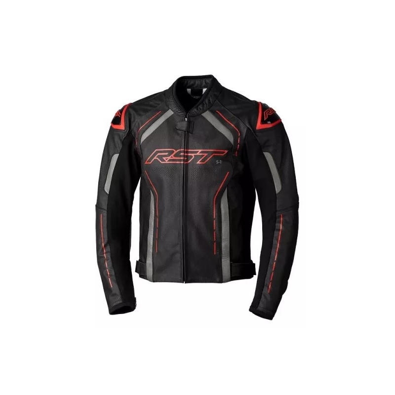 Motorradjacke RST S1 CE schwarz-grau-rot Ausverkauf