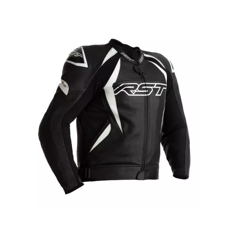 Motorradjacke RST Tractech Evo 4 CE schwarz und weiß Ausverkauf