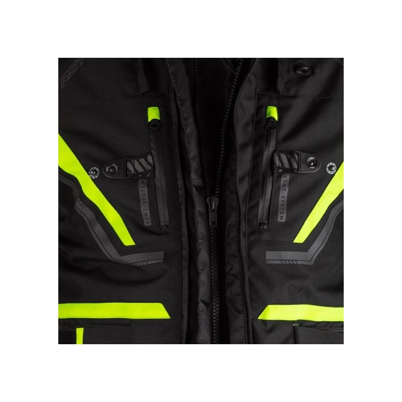 Airbagjacke RST Pro Series Paragon 6 Airbag CE schwarz-fluorgelb Ausverkauf