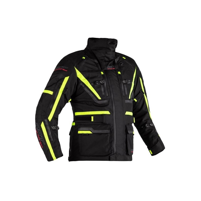 Motorradjacke RST Pro Series Paragon 6 CE schwarz-fluo gelb Ausverkauf