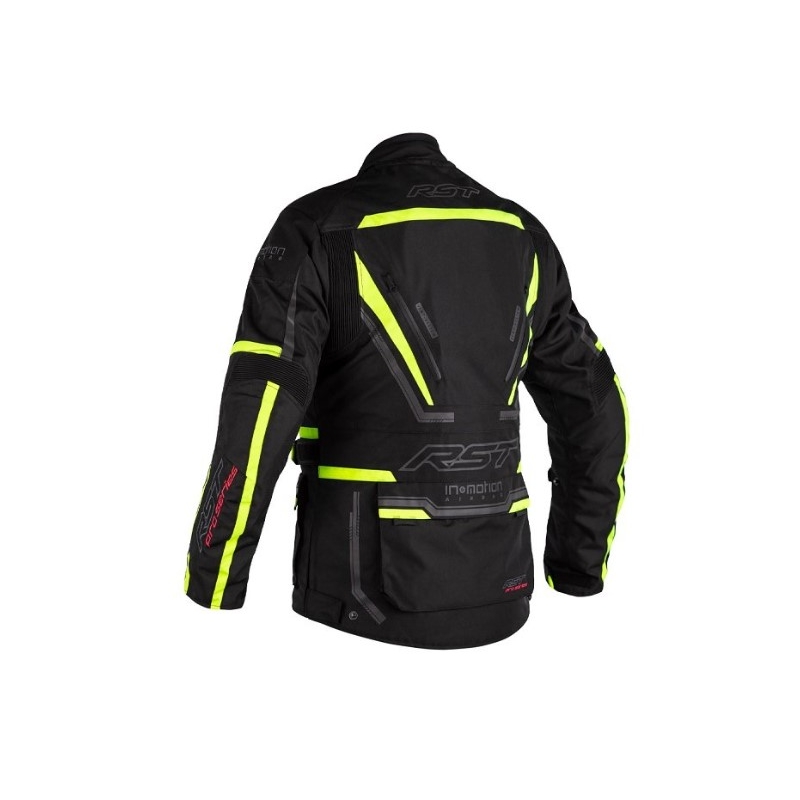 Motorradjacke RST Pro Series Paragon 6 CE schwarz-fluo gelb Ausverkauf