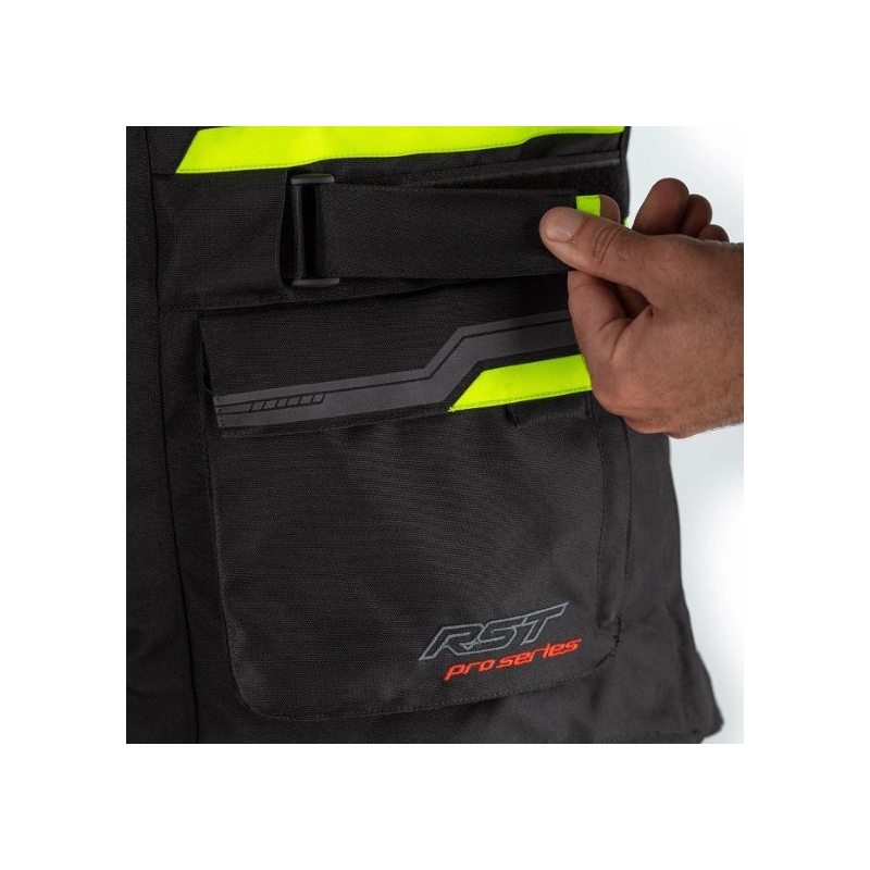 Motorradjacke RST Pro Series Paragon 6 CE schwarz-fluo gelb Ausverkauf