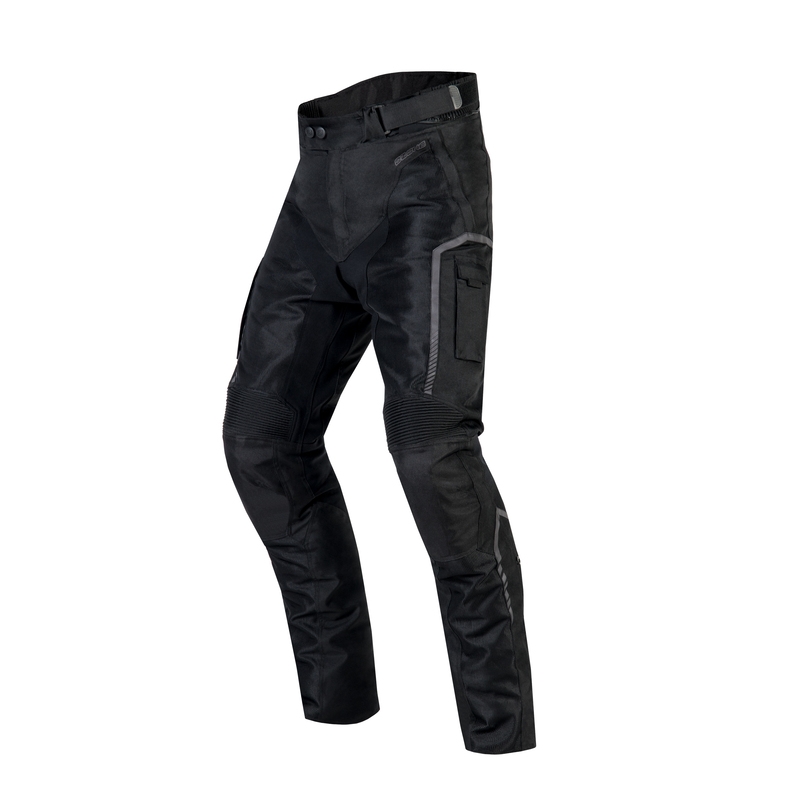 Ozone Flow Schwarze Motorradhosen Ausverkauf