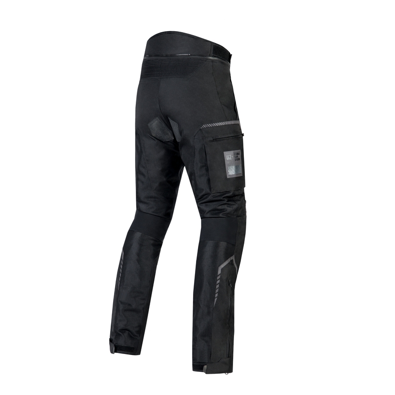 Ozone Flow Schwarze Motorradhosen Ausverkauf