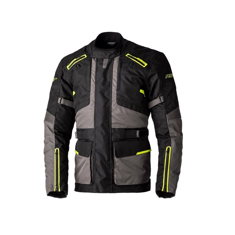 Motorradjacke RST Endurance CE schwarz-grau-fluo gelb Ausverkauf