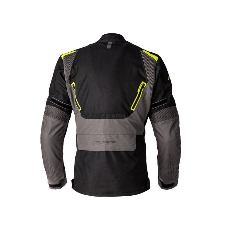 Motorradjacke RST Endurance CE schwarz-grau-fluo gelb Ausverkauf