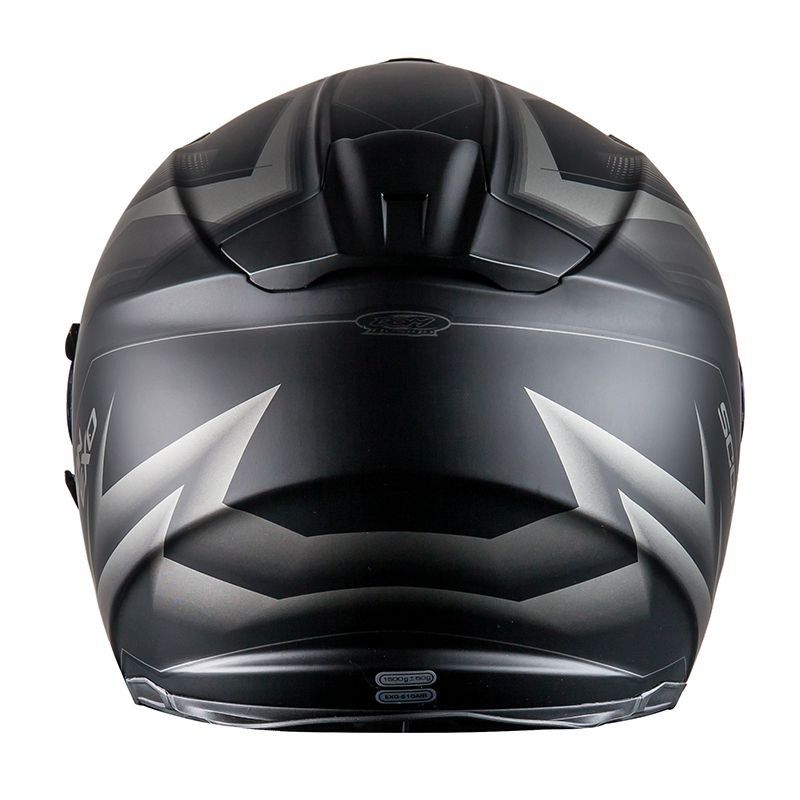 Moto Integralhelm Scorpion EXO-510 Air Scale schwarz-silber Ausverkauf