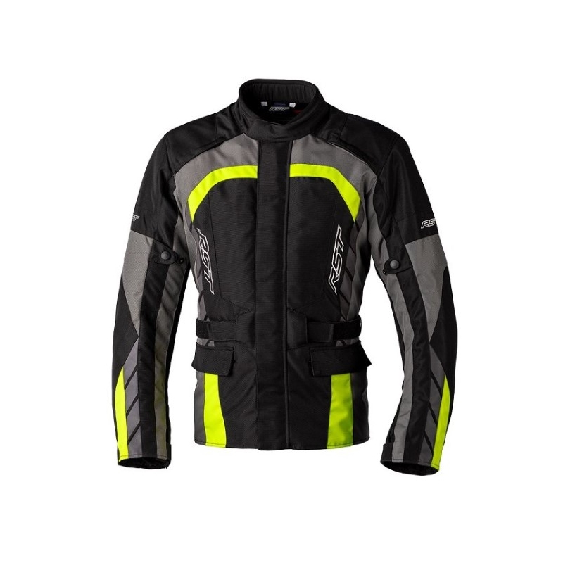 Motorradjacke RST Alpha 5 CE schwarz-grau-fluo gelb Ausverkauf