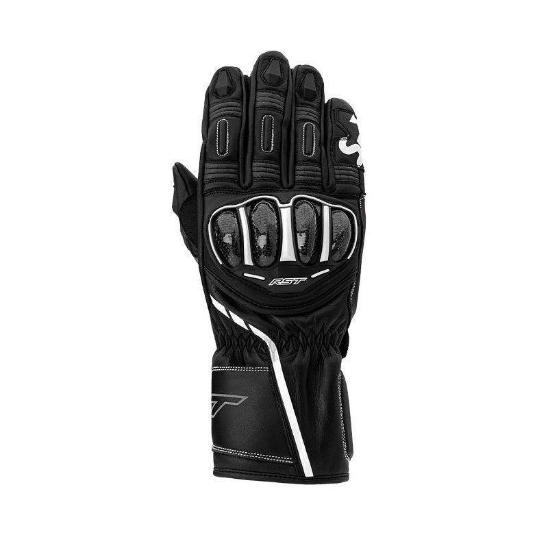 Motorradhandschuhe RST S1 CE schwarz und weiß Ausverkauf
