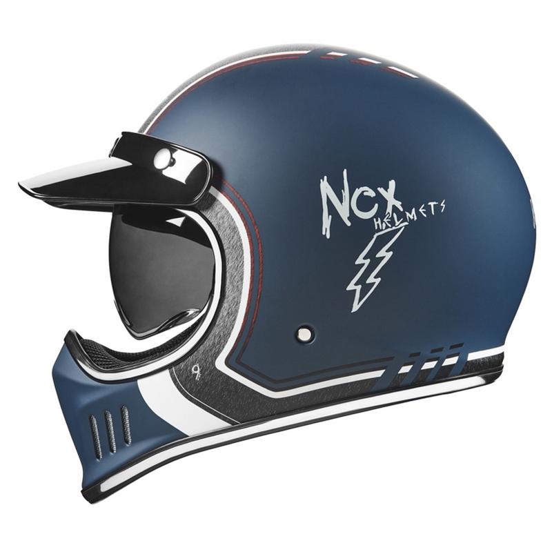 Integral Motorradhelm NOX PREMIUM Seventy Nine blau