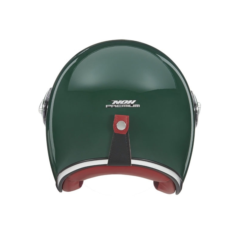 Offener Motorradhelm NOX PREMIUM Heritage grün