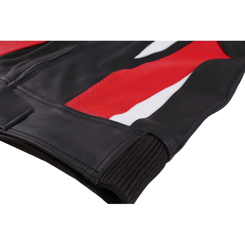 Herrenjacke Tschul 575 schwarz-rot Ausverkauf