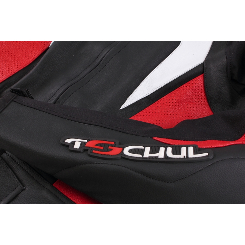 Herrenjacke Tschul 575 schwarz-rot Ausverkauf