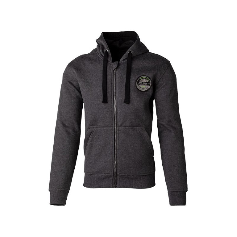 Motorrad-Kapuzenpullover RST X Zip Factory CE grau Ausverkauf