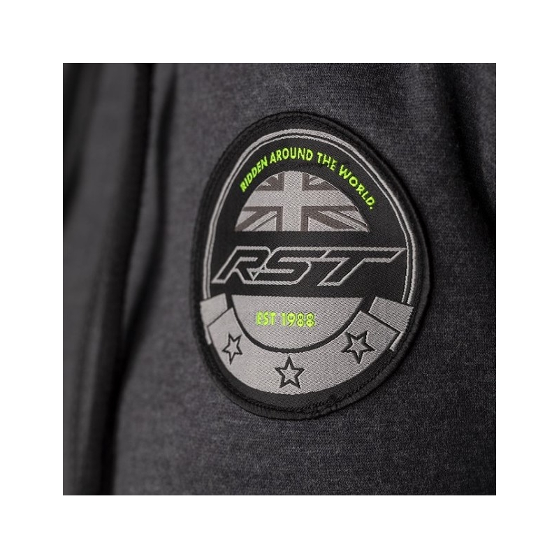Motorrad-Kapuzenpullover RST X Zip Factory CE grau Ausverkauf
