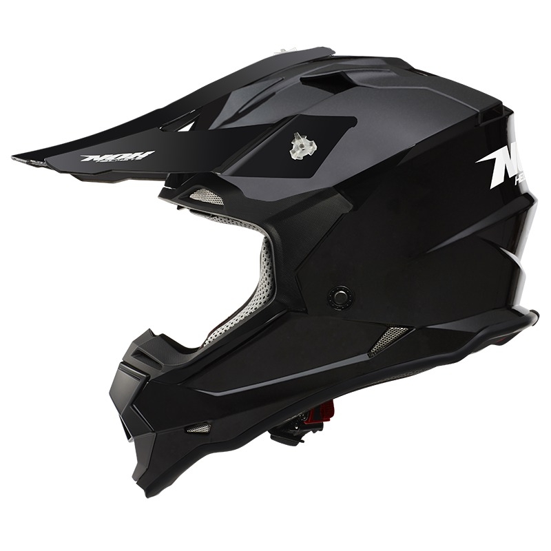 Kinder Motocross Helm NOX N632K schwarz matt