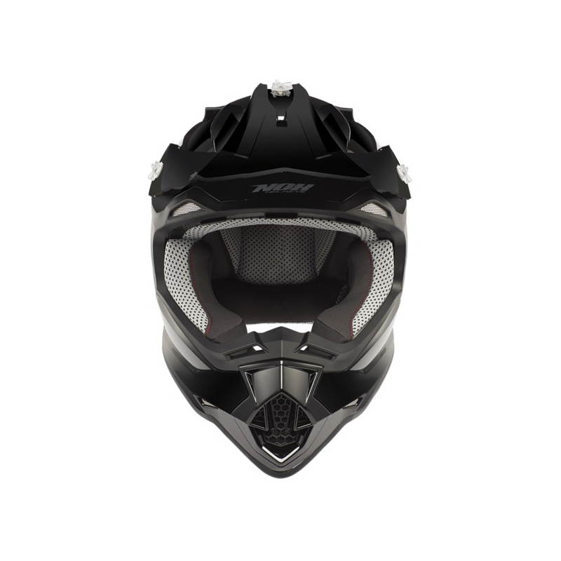 Kinder Motocross Helm NOX N632K schwarz matt