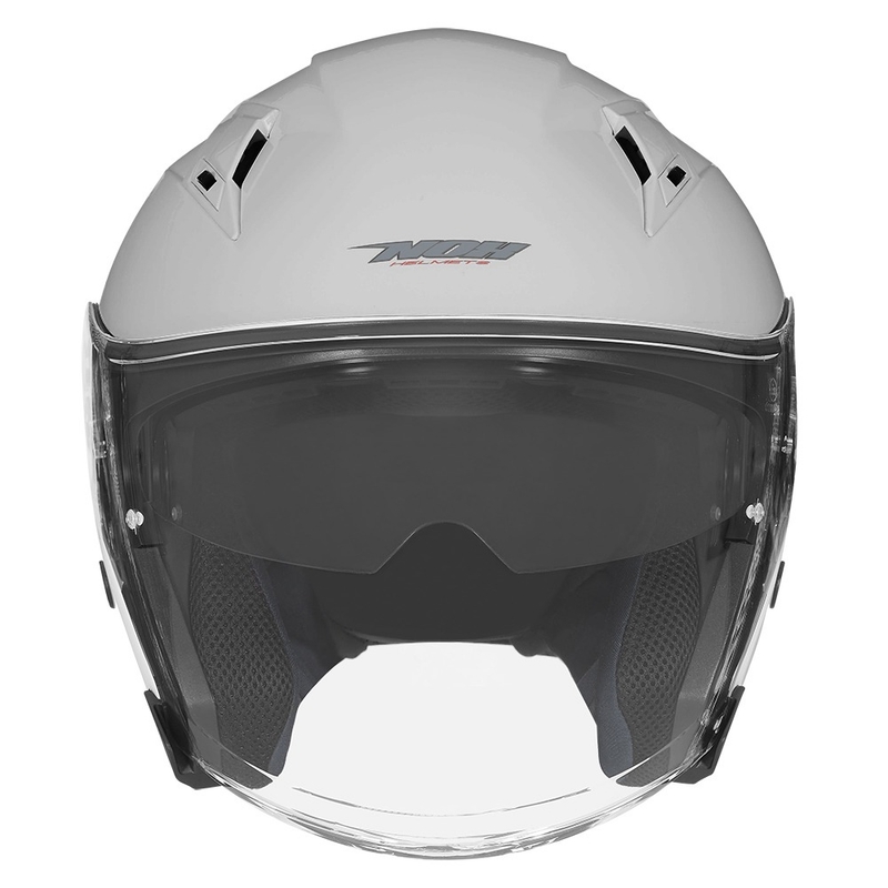 Offener Motorradhelm NOX N128 grau