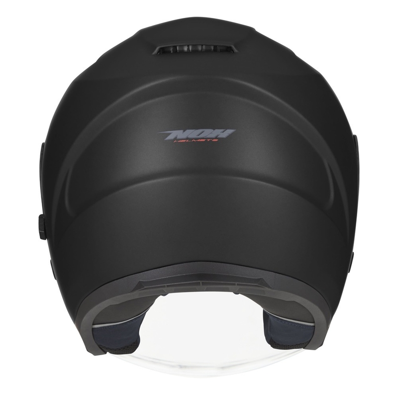 Offener Motorradhelm NOX N128 schwarz matt Ausverkauf