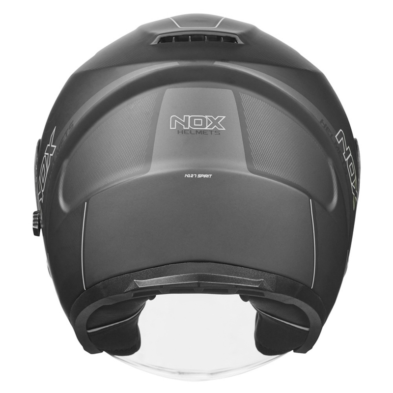 Offener Motorradhelm NOX N128 Spirit schwarz-titan