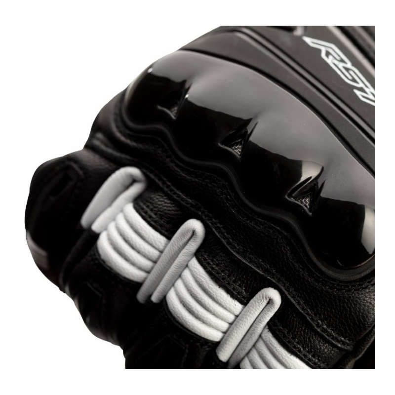 Motorradhandschuhe RST Pilot CE schwarz und weiß Ausverkauf