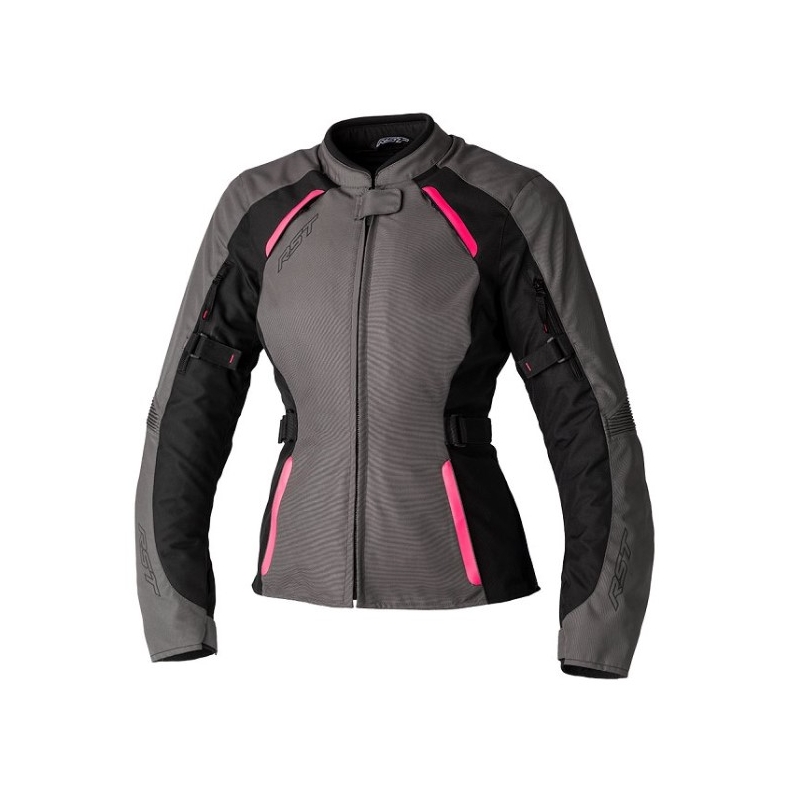 Damen Motorradjacke RST AVA CE schwarz-grau-rosa Ausverkauf