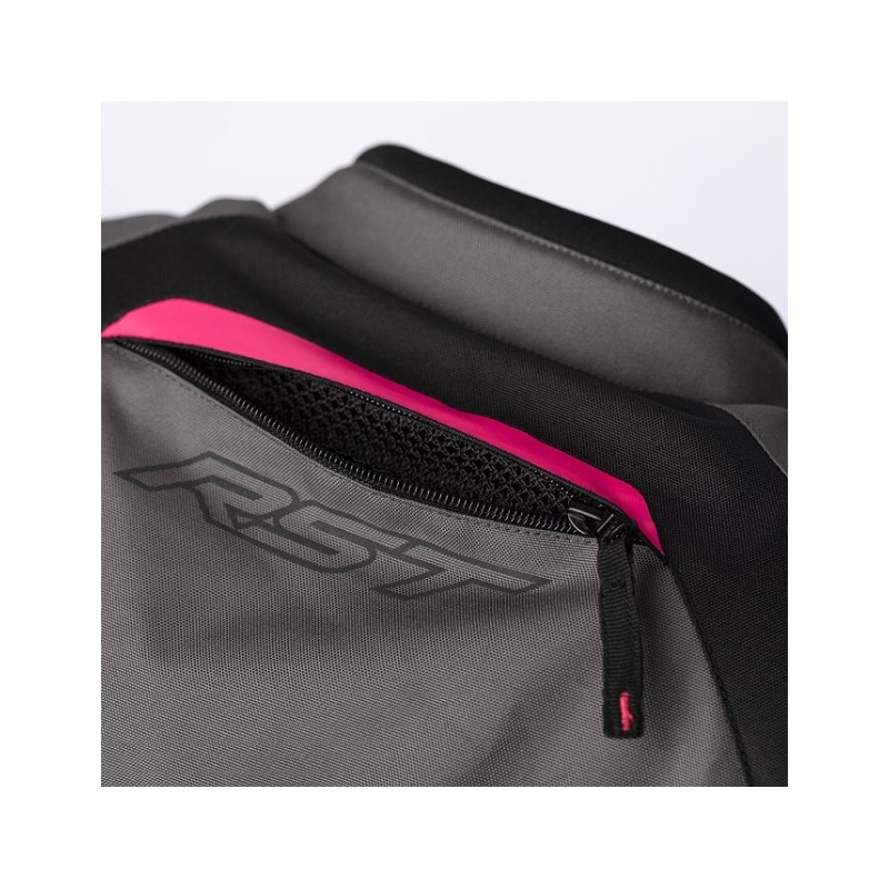 Damen Motorradjacke RST AVA CE schwarz-grau-rosa Ausverkauf
