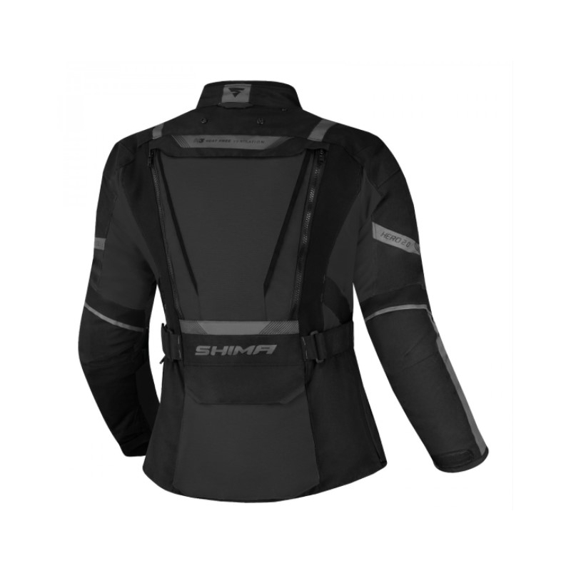 Shima Hero 2.0 Damen Motorradjacke Schwarz