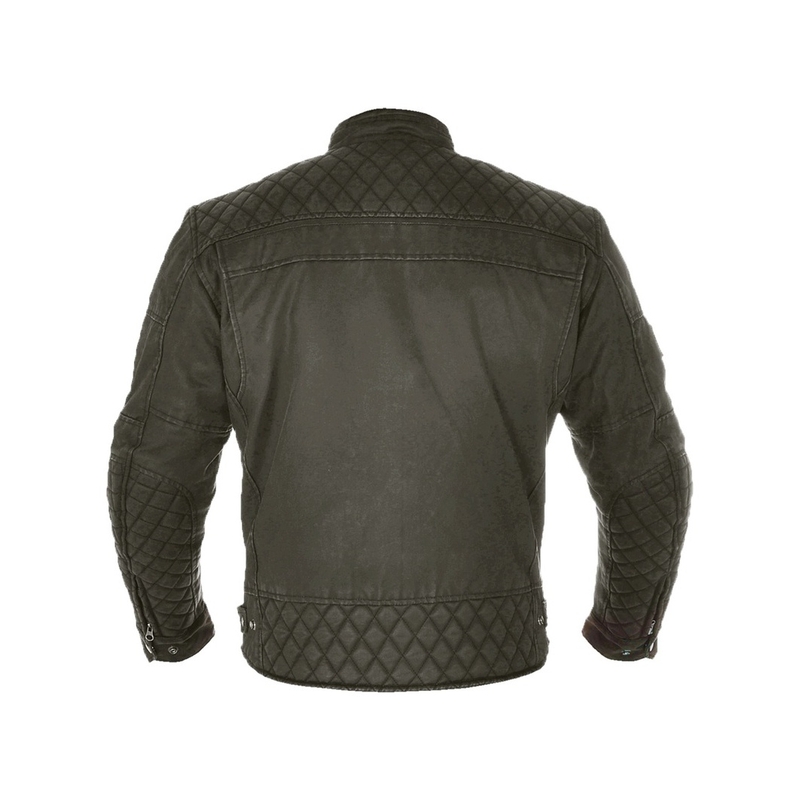 Oxford Hardy Wax Motorradjacke dunkelgrün Ausverkauf