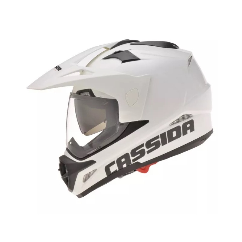 Enduro-Motorradhelm Cassida Tour Weiß Ausverkauf