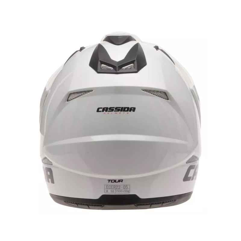 Enduro-Motorradhelm Cassida Tour Weiß Ausverkauf