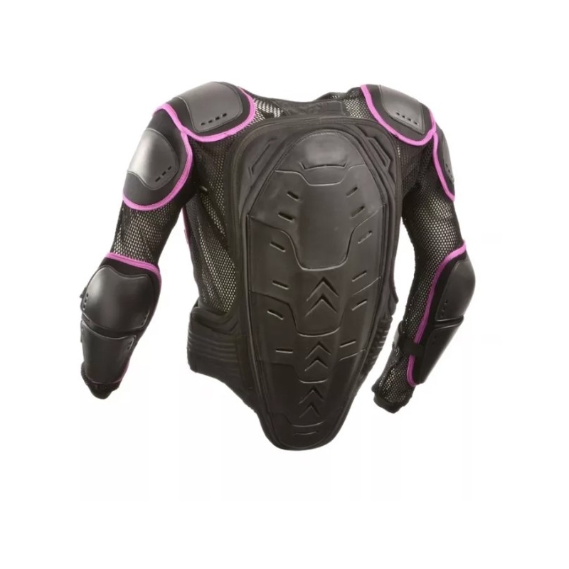 Women's body protector Emerze EM8 schwarz und lila